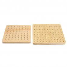 Wooden Nail Board Plate Kids Mathematics Geometry Space Educational Children Toy COD