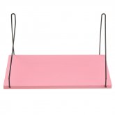 1PC Length 30CM/40CM/50CM Pink Wall Mounted Industrial Retro Assemble Wood Shelf Organization For Indoor Decorations Shelf Bracket COD