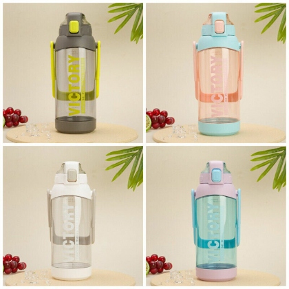 1600ml Large Capacity Colorful Plastic Leakproof Heat Resistant Sports Drink Bottles for Cycling Outdoors Fitness COD