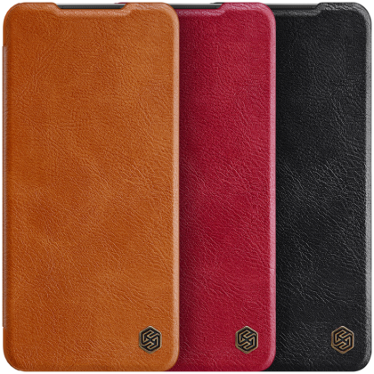 Nillkin for Xiaomi Redmi 10/ Redmi 10 Prime Case Bumper Flip Shockproof with Card Slot PU Leather Full Cover Protective Case Non-Original COD