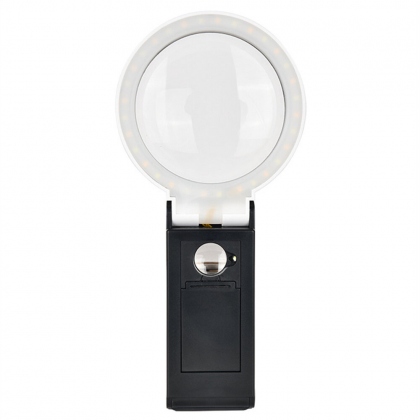 25X Magnifying Lens Handheld Eye-Loupe Magnifier for Coins Stamps Jewelry LED Illuminated Foldable Magnifying Glass Magnifier COD