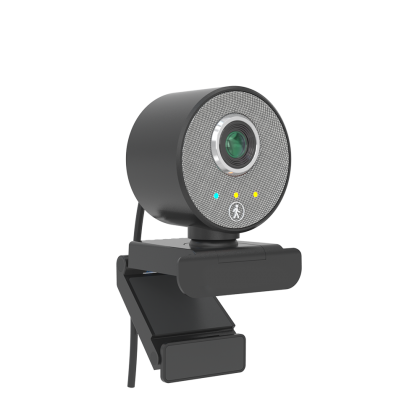 1080P Webcam 360° Panaromic Live Streaming USB Computer Camera with Stereo Microphone Desktop Laptop USB Webcam for Live Broadcast Video Chat Online Class Teleconferencing