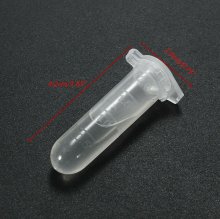 2ml Test Tube Centrifuge Vial Clear Plastic with Snap Cap for Lab Laboratory COD