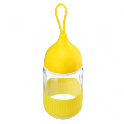 400ml Portable Glass Water Bottle Drinking Cup Outdoor Sports Travel Mug COD