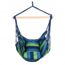 Hammock Chair Camping Hanging Rope Swing Outdoor Picnic Hiking Travel COD