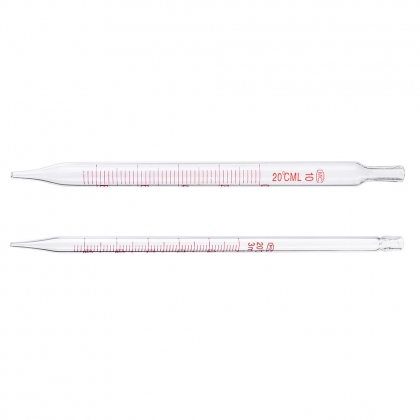 1/2/3/5/10ml Glass Short Pipette With Scale And Bubble Lab Glassware Kit COD