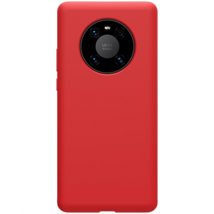 NILLKIN for Huawei Mate 40 Pro Bumpers Shockproof Anti-fingerprint Smooth Soft Liquid Silicone Protective Case Back Cover COD