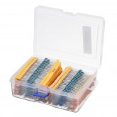 2600pcs 1/4W 1 Tolerance 130 Values Metal Film Resistors Assortment Kit Set 1R ohm-3M ohm for DIY Project Experiments COD