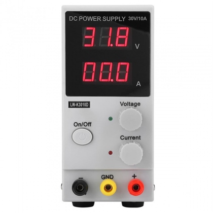 LONG WEI LW-K3010D 110V/220V 30V 10A Adjustable Digital DC Power Supply Switching Power Supply COD