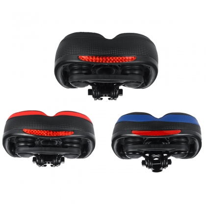BIKIGHT PU Waterproof Vibration Damping Anti-slip Abrasion Resistant Comfortable Universal Fit Saddle Bike Saddles COD