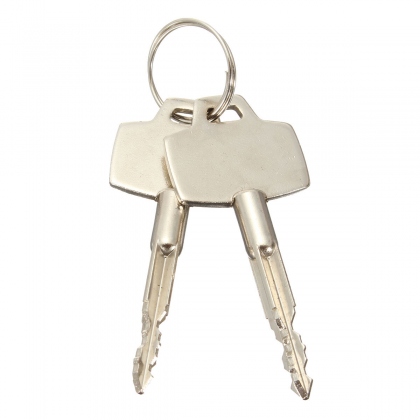 6.2x2.8cm Transparent Metal Locksmith Transparent Practice Cross Lock COD