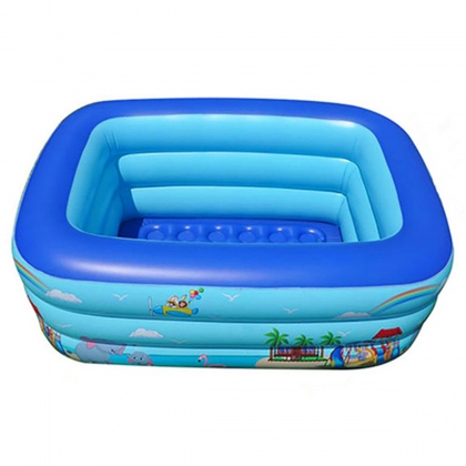 Thickened PVC Inflatable Swimming Pool Children's Swimming Pool Bath Tub Outdoor Indoor Play Pool Children's Toys Gifts COD