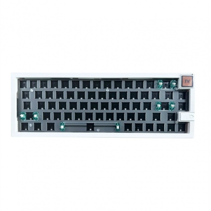 GMK67-S Customed Display Screen Mechanical Gaming Keyboard Kit Hot Swappable 60% RGB 2.4G/bluetooth/Type-C Wired Tri-mode Game Gasket Structure Keyboard Kit Support VIA