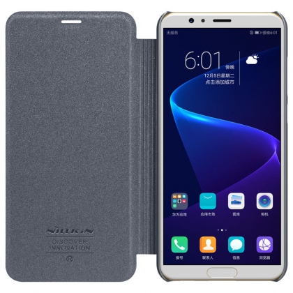 NILLKIN Sparkle Flip Smart Sleep PU Leather Protective Case With Magnetic For Huawei Honor V10 COD