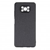 Bakeey for POCO X3 PRO / POCO X3 NFC Case Business Breathable with Lens Protect Canvas Sweatproof Shockproof TPU Protective Case COD