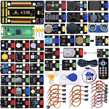 Raspberry Pi Pico 37 in 1 Sensor Kit for MicroPython with Main Board Basic MicroPython Programming COD