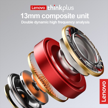 [New Upgarded]Lenovo LP2 TWS bluetooth 5.0 Earphone HiFi Stereo Bass AAC HD Audio ENC Noise Cancelling Waterproof Sports Headphone with Mic Type-C Charging