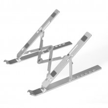 Folding Laptop Stand Computer Rack Cooling Pad Portable Support Base Desktop Lifting Radiator for Notebook Below 17'' COD