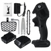 VIOLEWORKS 88VF 21V Electric Cordless One-Hand Saw Woodworking Chain Saw W/ 1/2pcs Battery COD