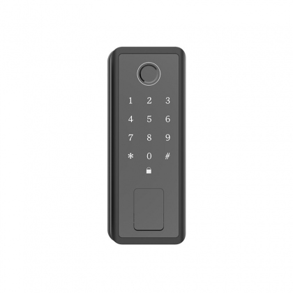 Tuya WIFI Touch Screen Smart Door Lock Fingerprint Password Key Swipe Card Remote Unlock COD