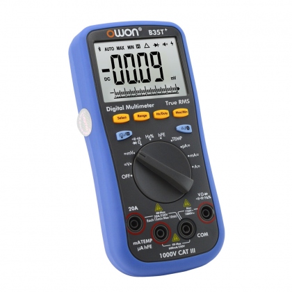 OWON B35T+ True RMS Bluetooth Digital Multimeter Datalogger+Multimeter+Temperature meter 3 in 1 Multi-Connection Offline Record COD
