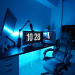 RGB Under Cabinet Light, Rechargeable Motion Sensor LED Closet Light Magnetic Dimmable Color Changing Light for Kitchen and Bedroom