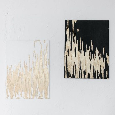 Handmade Oil Painting Canvas Wall Art Decoration Animal Black and White Abstract Elephant for Home Decor Unstretched Painting